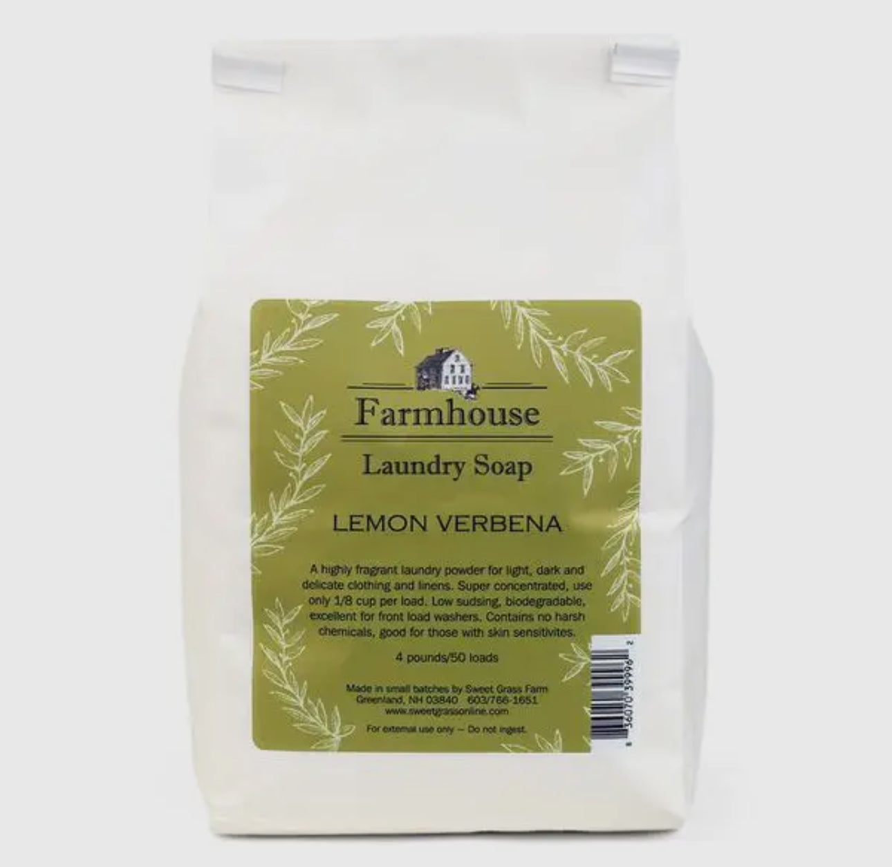 All-Natural Laundry Soap | lemon verbena